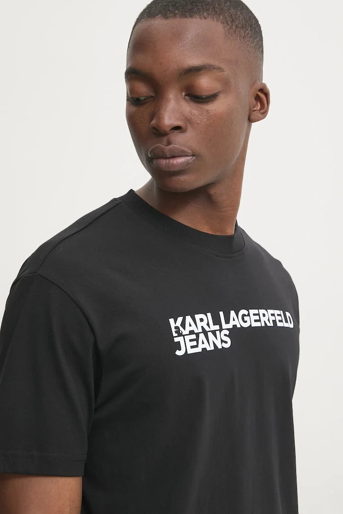 Karl Lagerfeld Jeans erkek pamuklu tişört