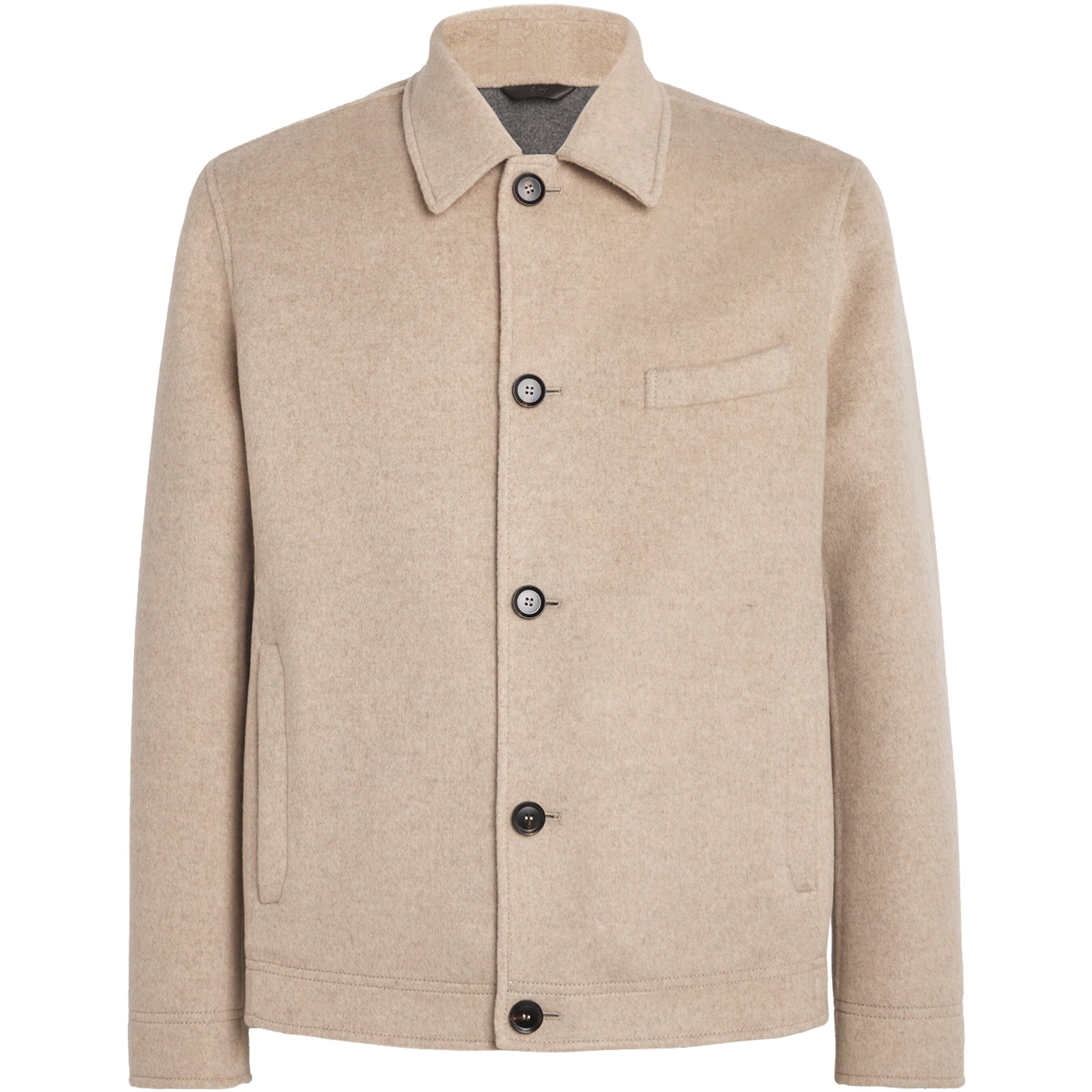 Brioni Nude Cashmere Work Jacket