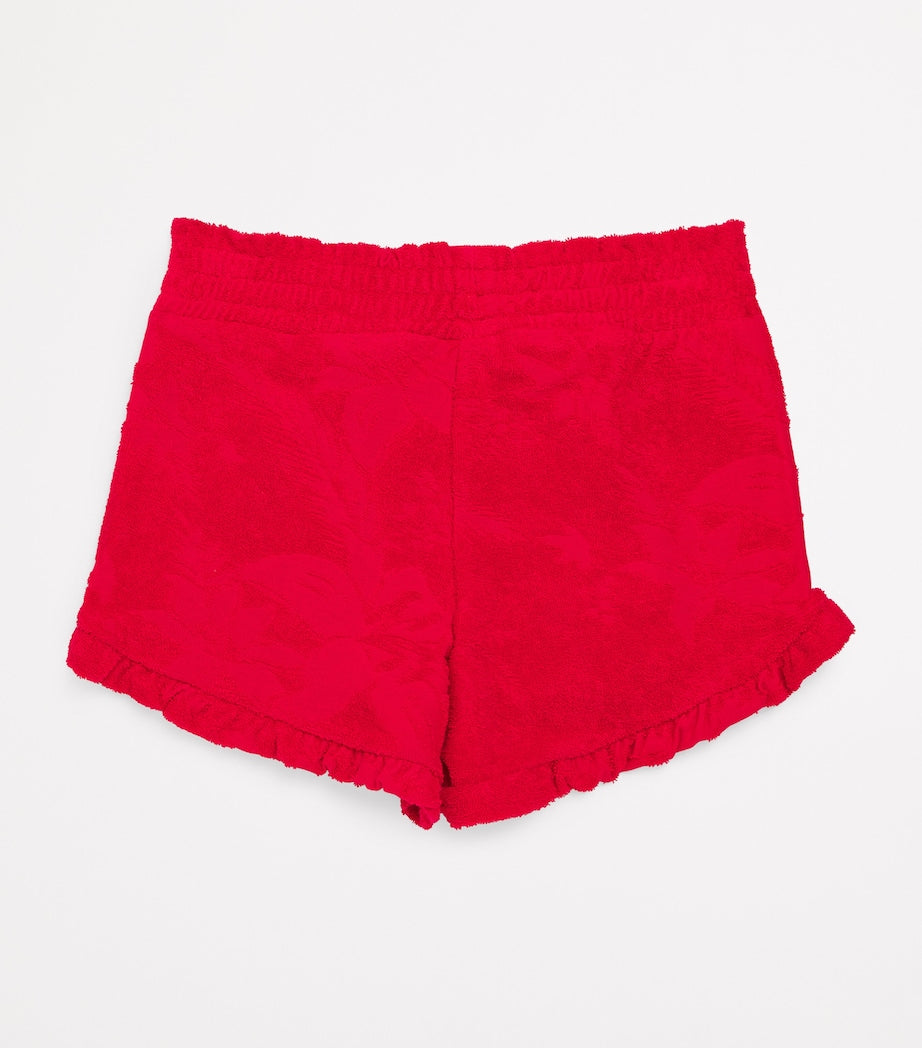 Vilebrequin Kids Towelling Frill-Trim Shorts (2-14 Years)