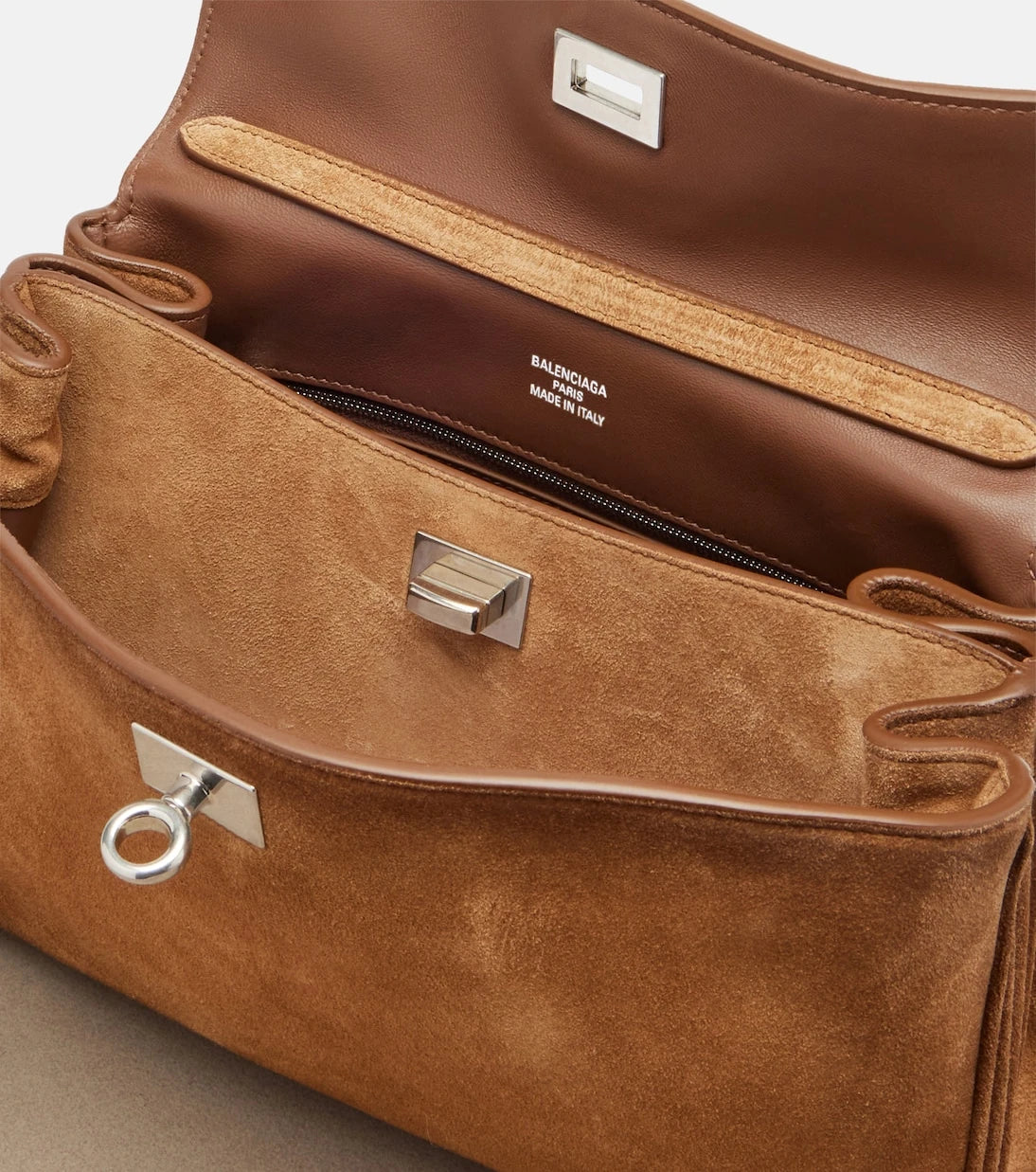 Balenciaga - Rodeo Small suede tote bag