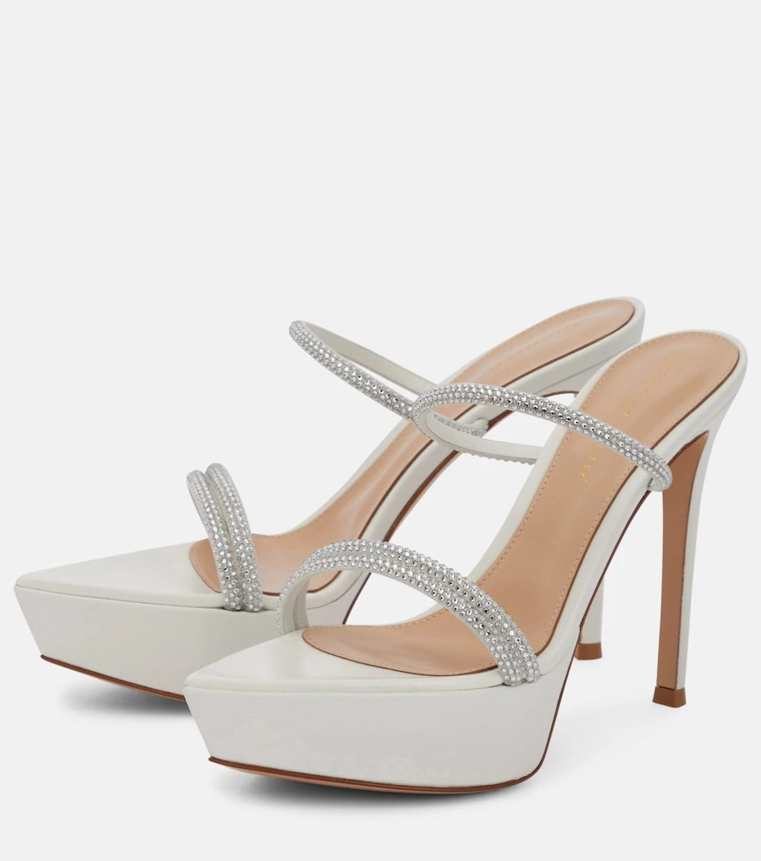 Gianvito Rossi - Cannes leather platform sandals