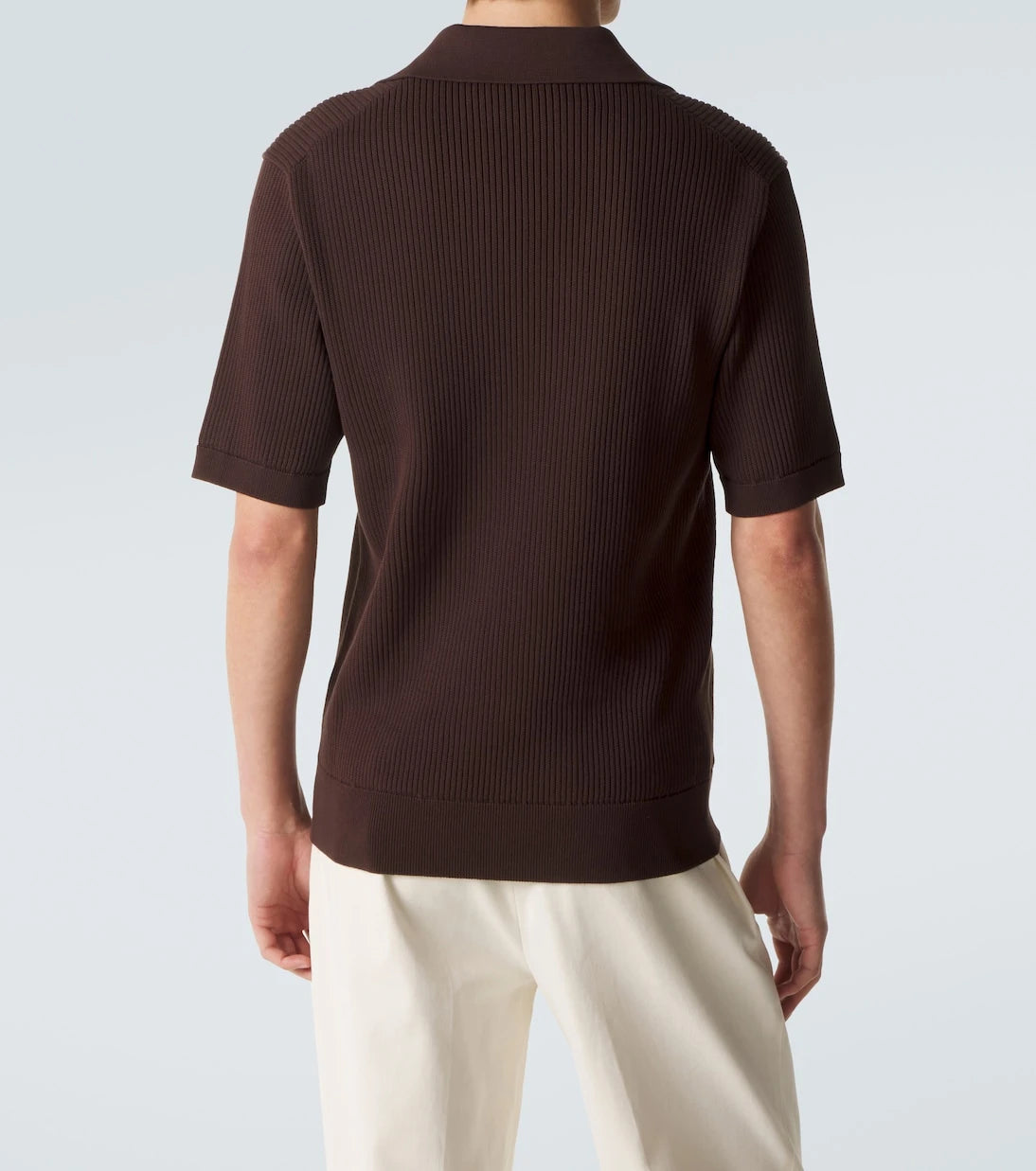 Dolce&Gabbana - Ribbed-knit cotton polo sweater
