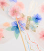 Organza Flowers Wings and Wand Set