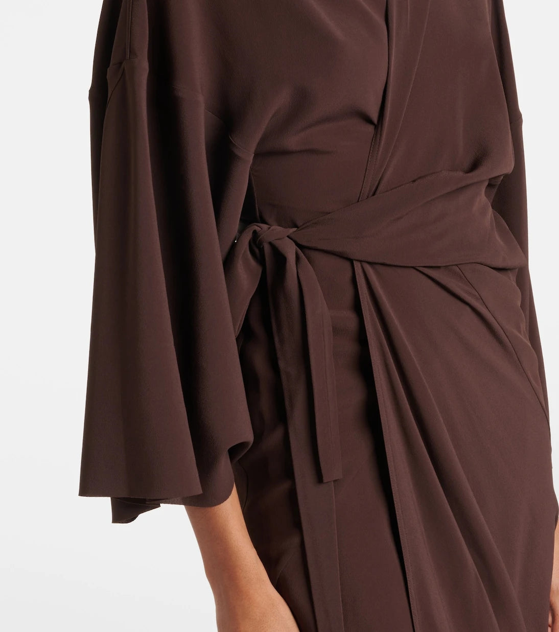 Rick Owens - Satin wrap gown