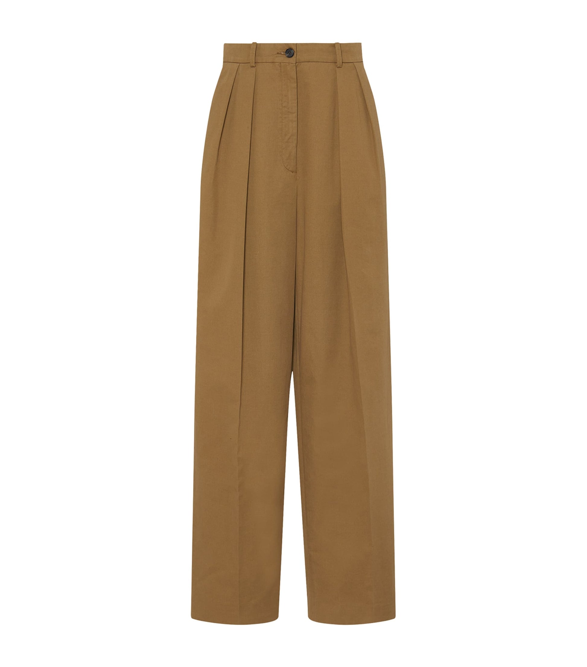 Brown Igor Wide-Leg Tailored Trousers