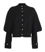 Maje Black Cape-Effect Cardigan