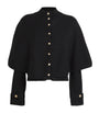 Maje Black Cape-Effect Cardigan