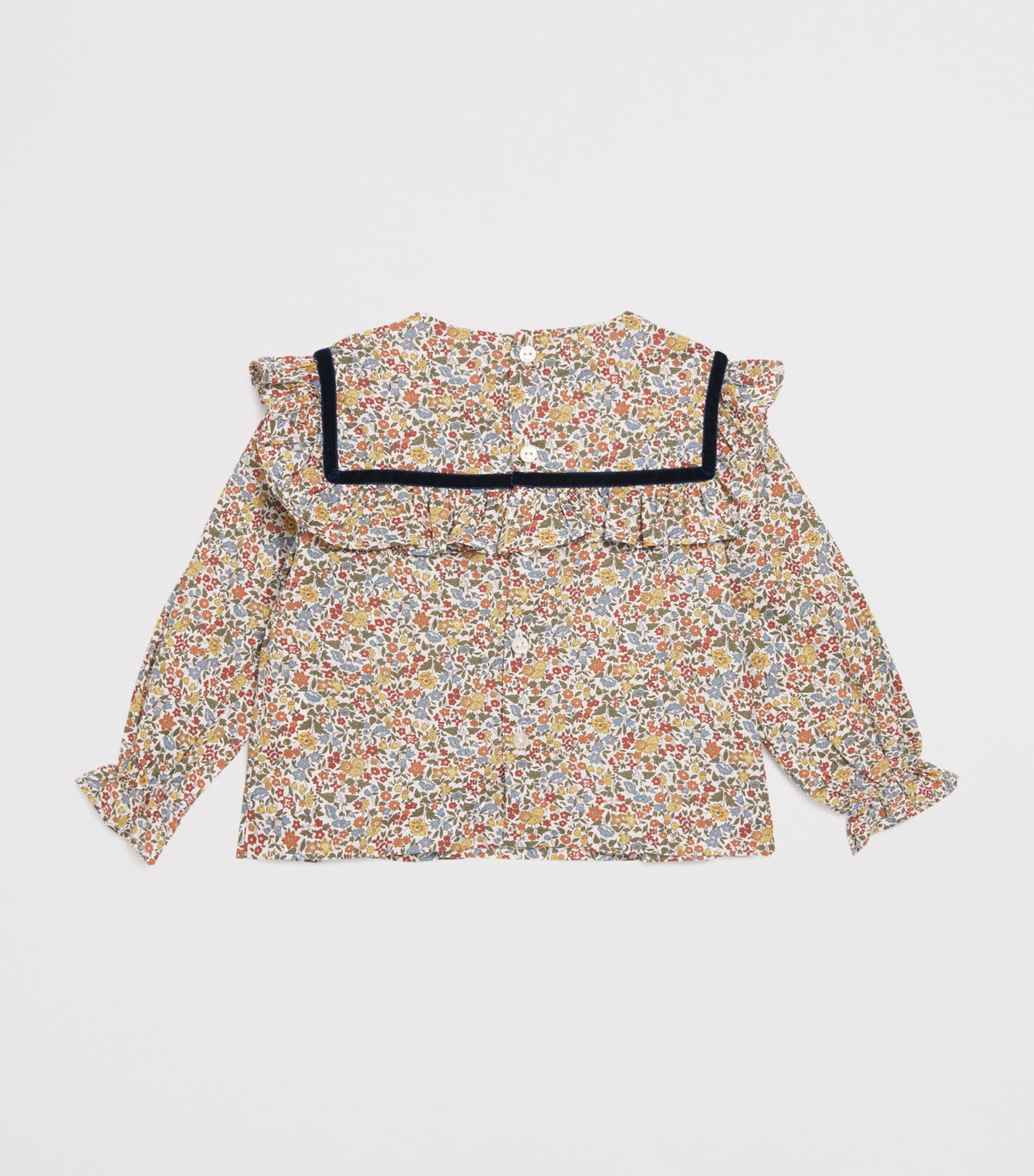 PEPA LONDON Cotton Liberty Print Marianne Blouse (18 Months-36 Months)