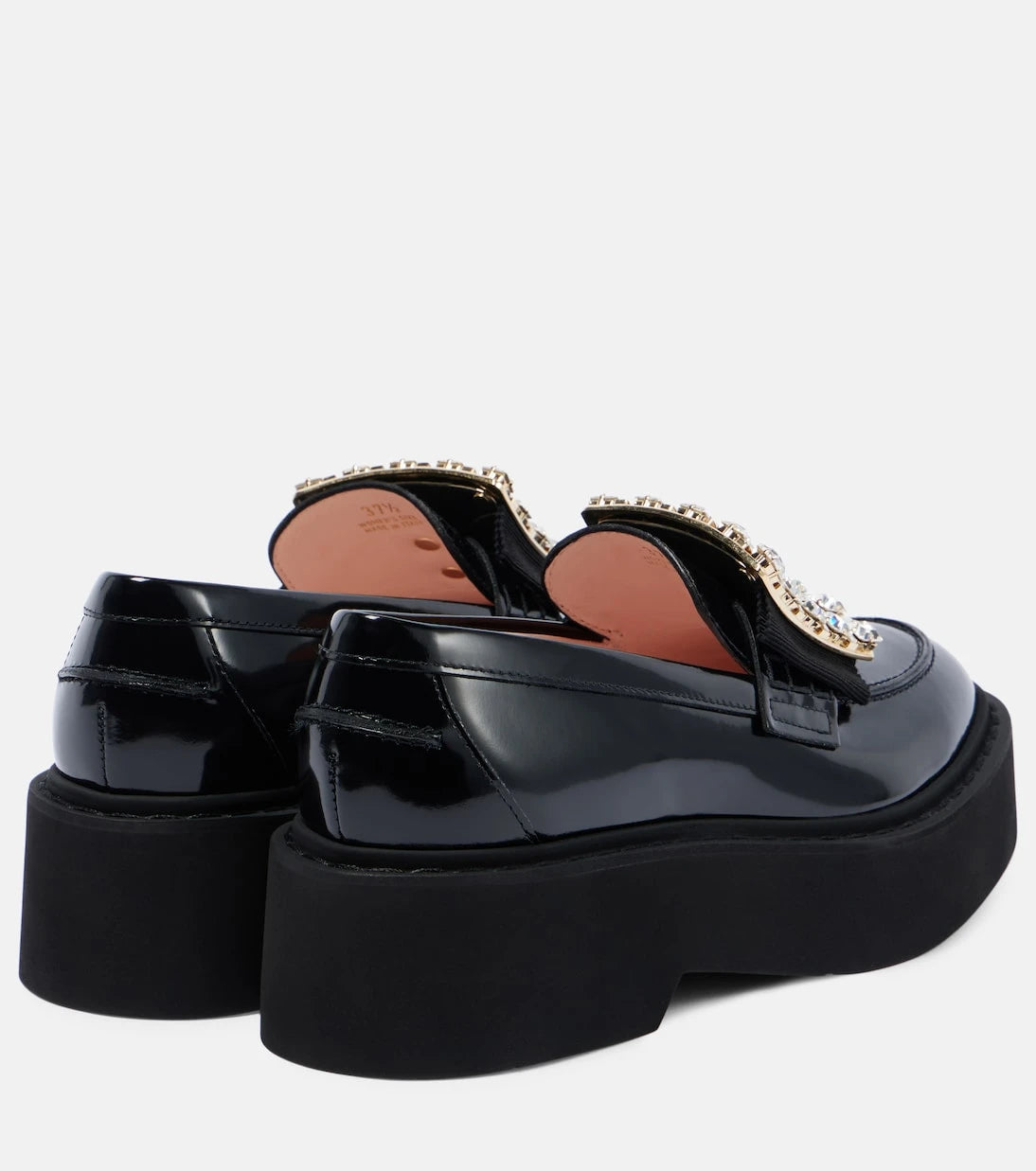 Roger Vivier - حذاء لوفرز فيف رينجرز بلاتفورم مرصع