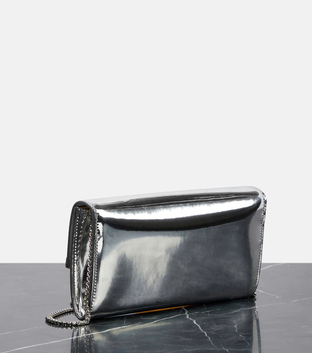 Jimmy Choo - Emmie mirrored clutch