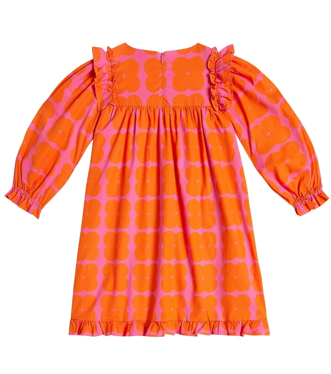 Jellymallow - Clover ruffle-trimmed cotton dress