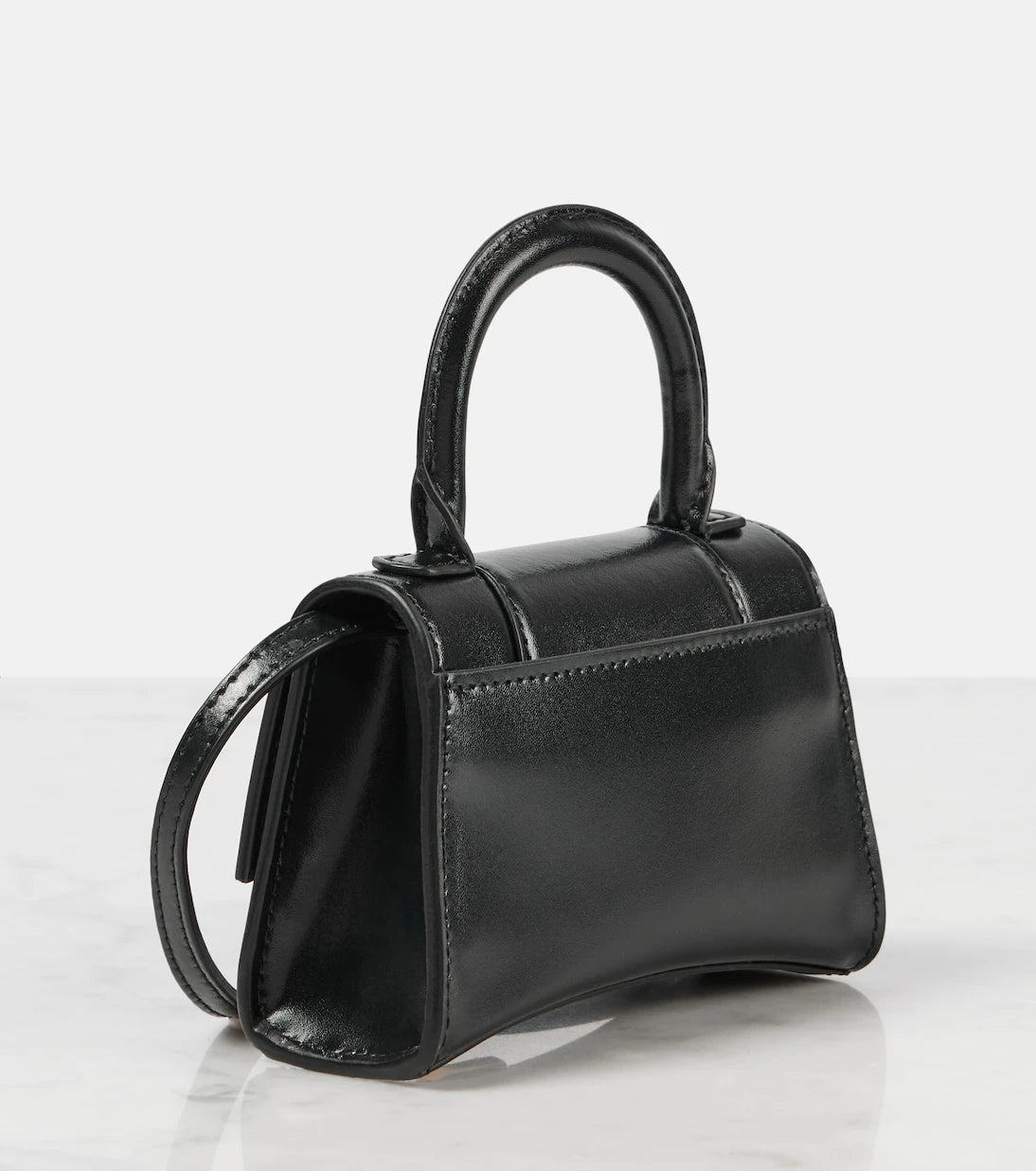 Balenciaga - Hourglass Mini leather crossbody bag