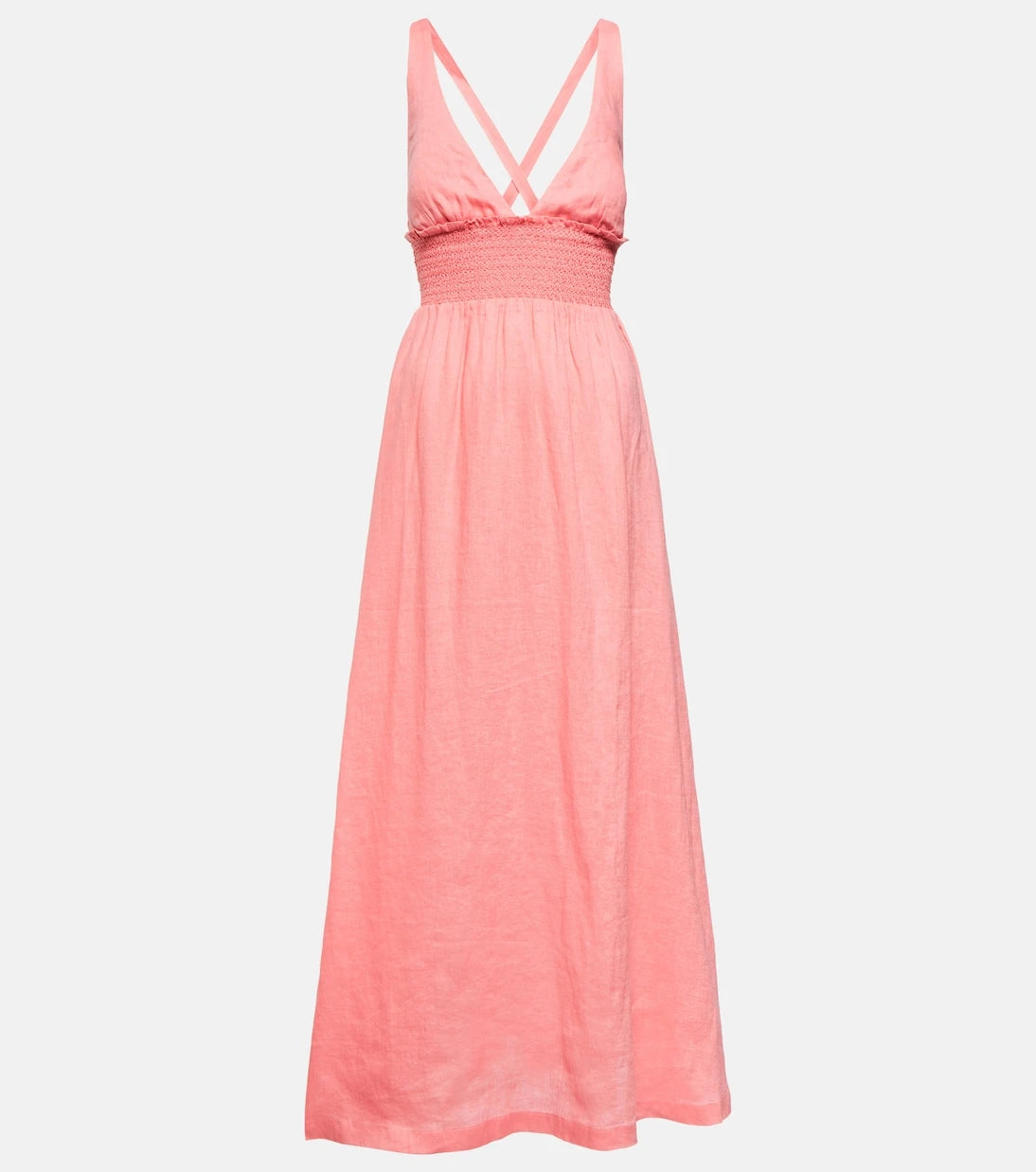 Heidi Klein - Rosa Polyantha linen maxi dress