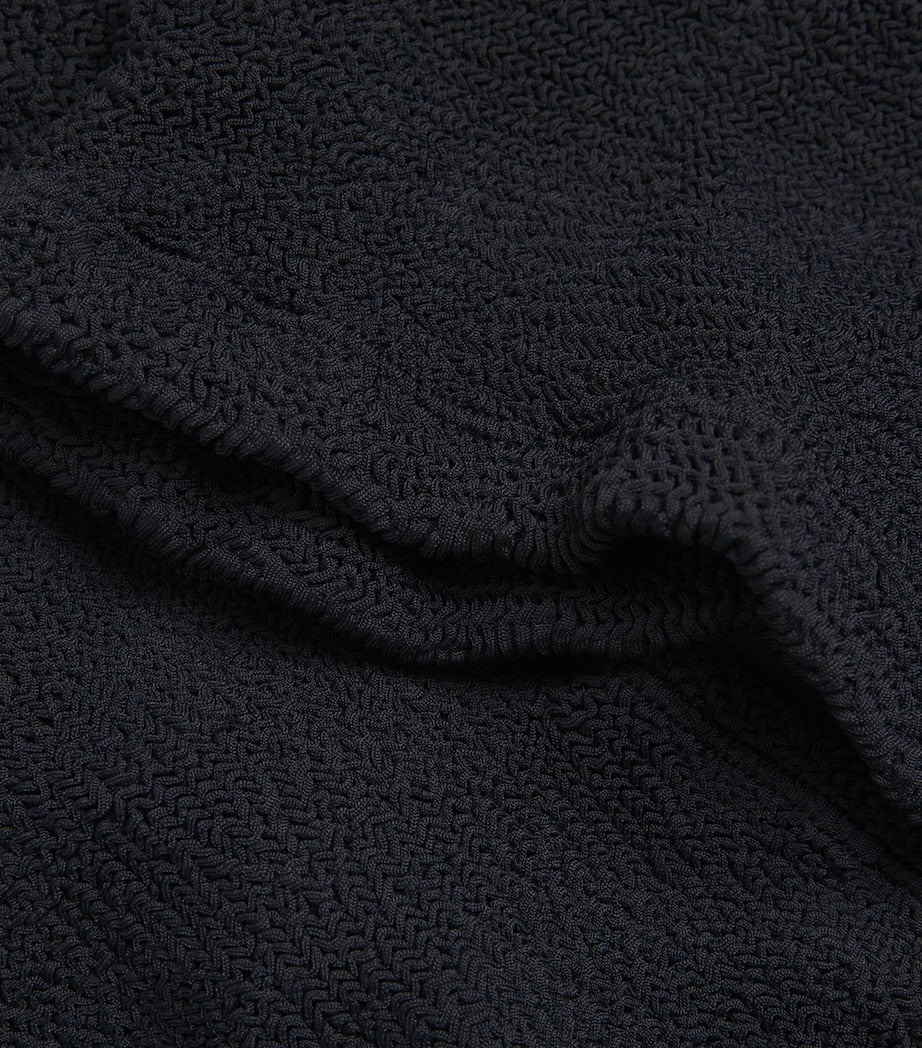 Hunza G Black Xandra Coverage Bikini