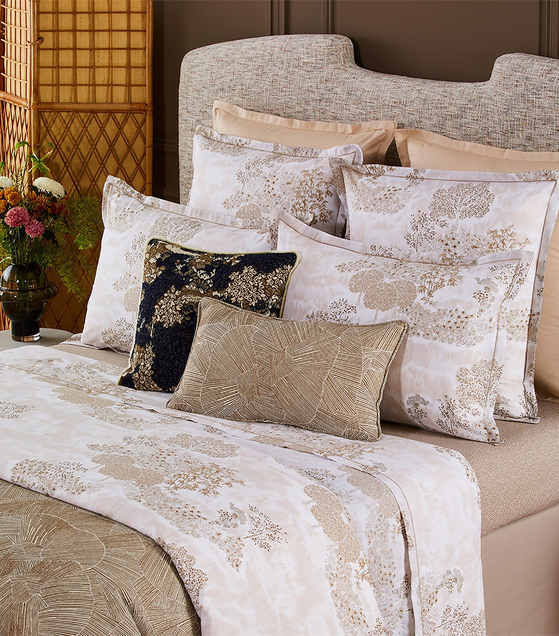 Yves Delorme Paysages Square Oxford Pillowcase (65cm x 65cm)