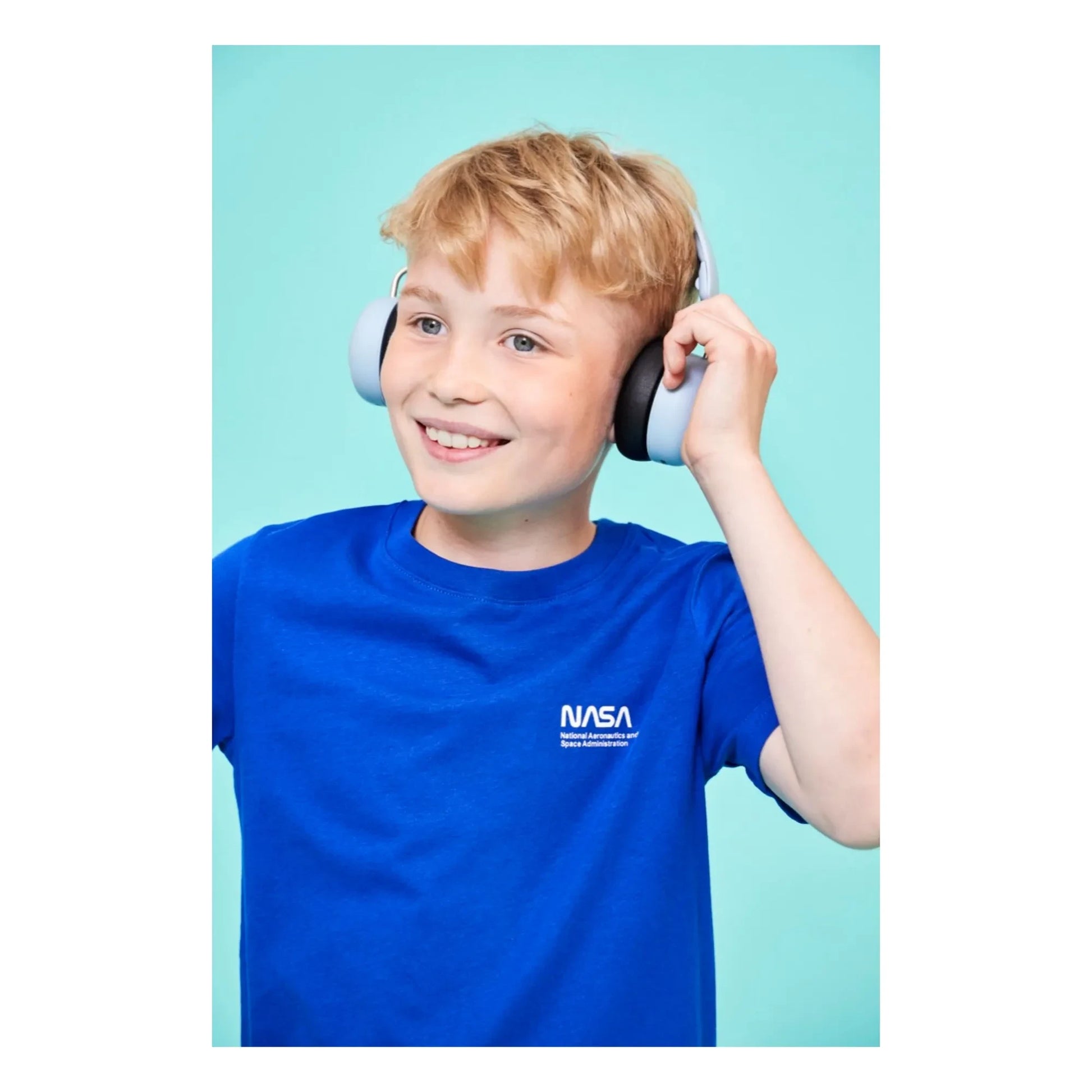 Kreafunk - Buzz headphones | Light blue
