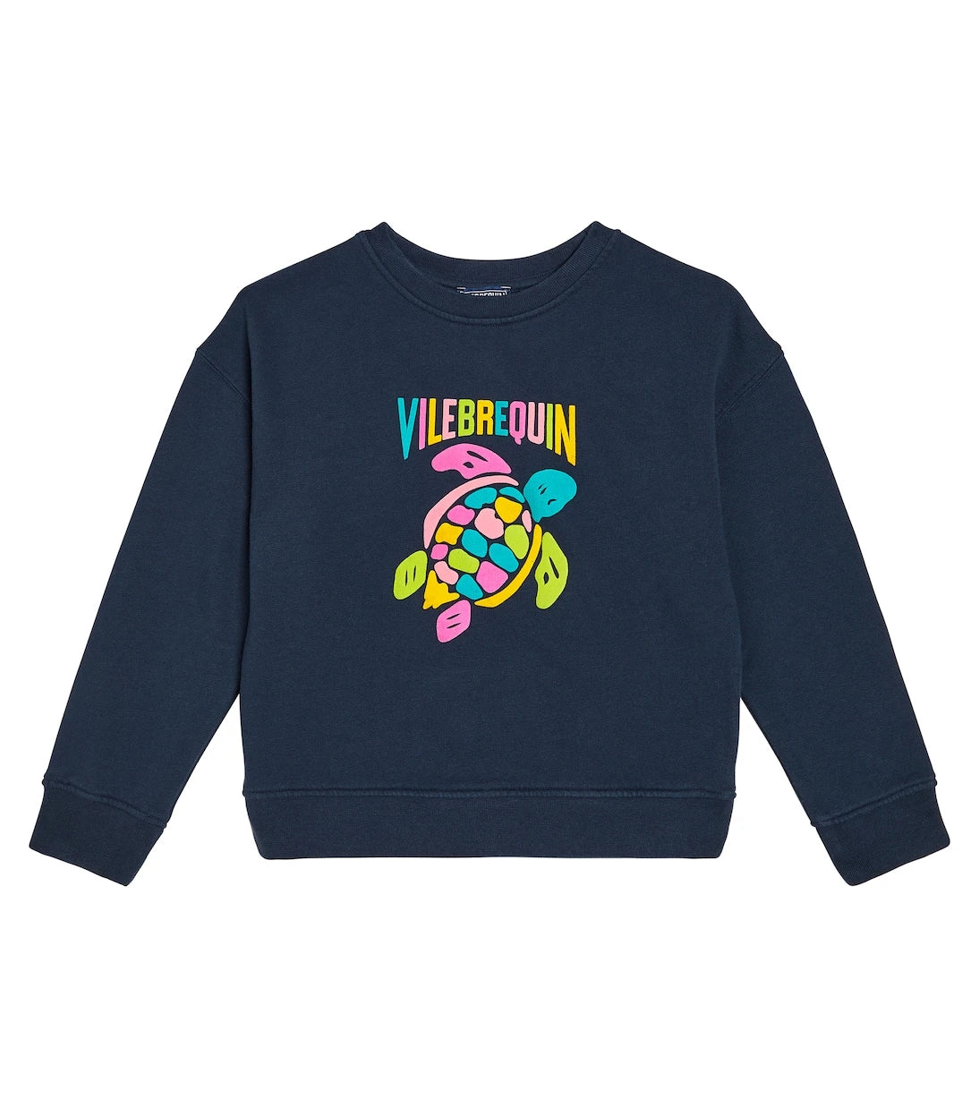 Vilebrequin Kids - سويت شيرت من القطن المخلوط مطبوع بشعار العلامة