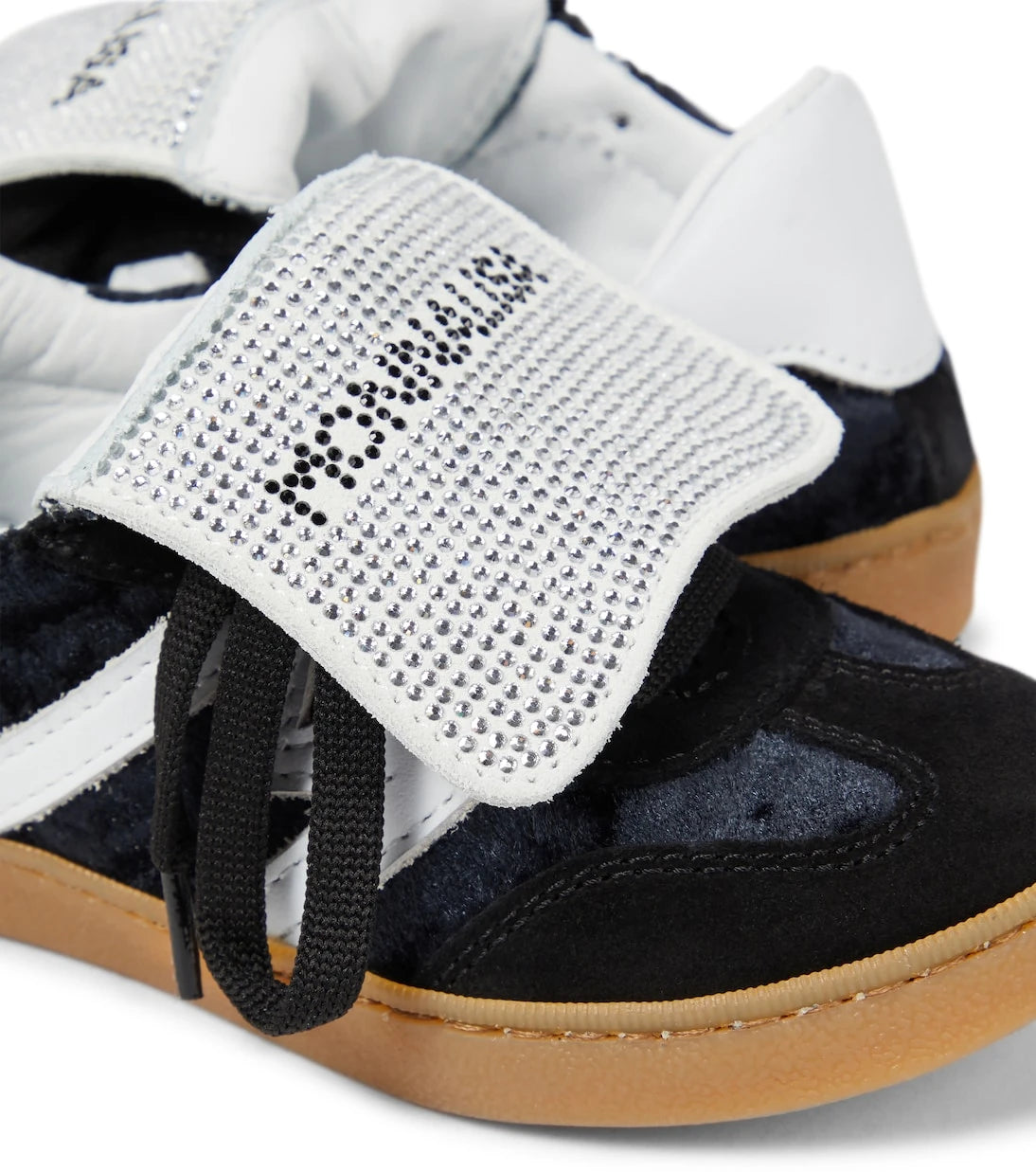 Monnalisa - Logo suede sneakers