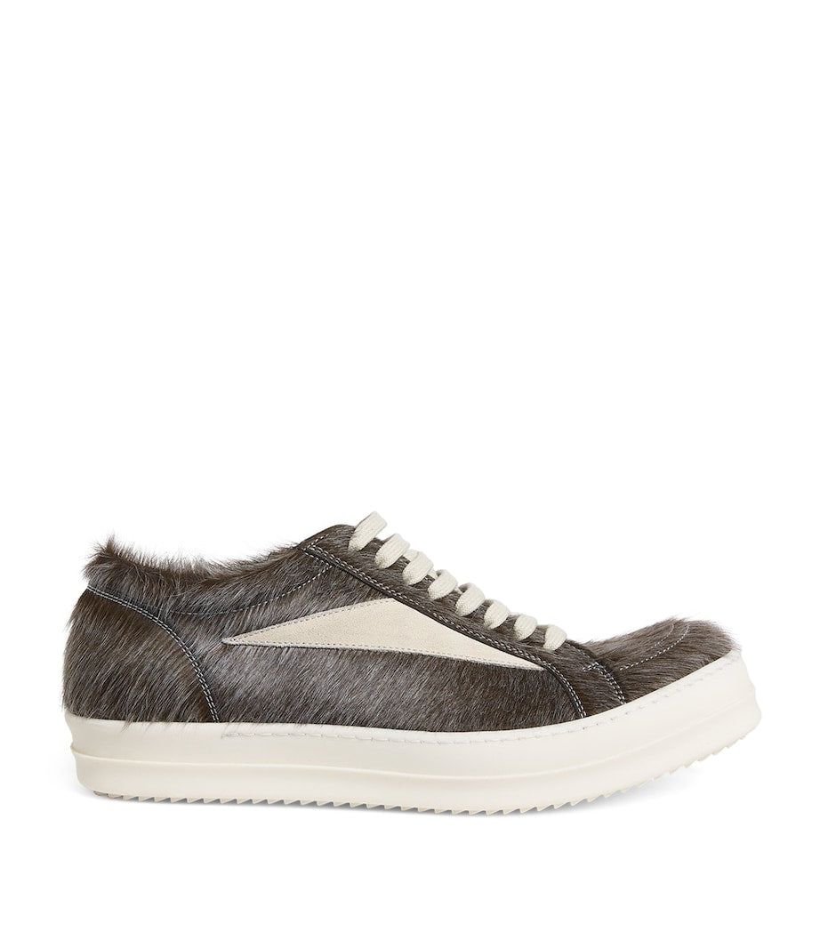 Pony Hair Vintage Low-Top Sneakers