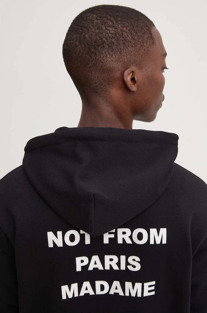 Drôle de Monsieur Le Hoodie Slogan Pamuklu Sweatshirt