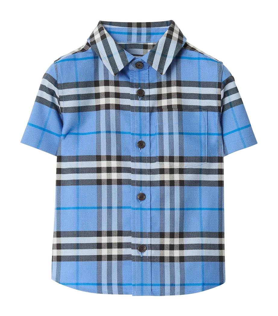 Burberry Kids Cotton Check Oxford Shirt (6-36 Months)