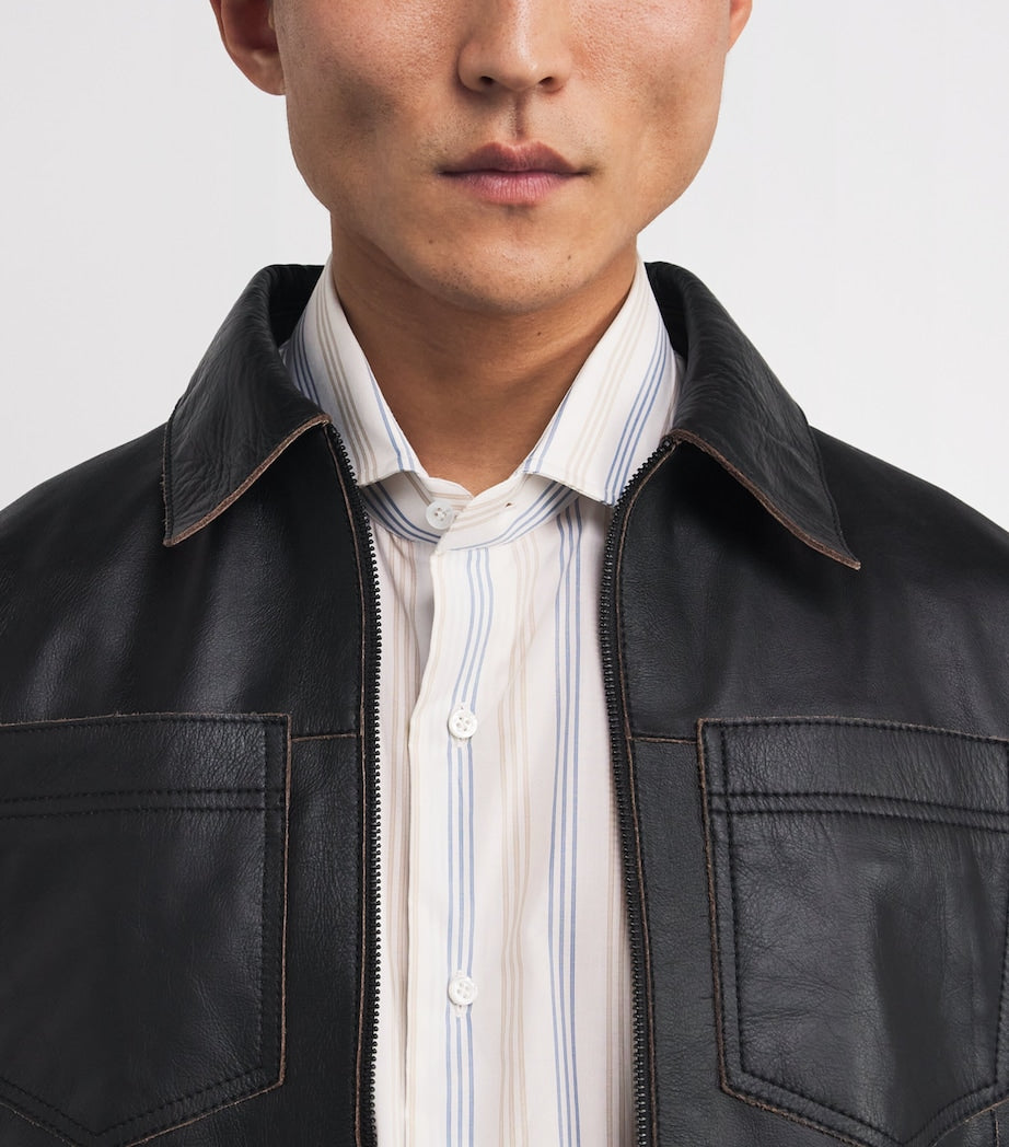 Isaia Cotton Stripe Dress Shirt