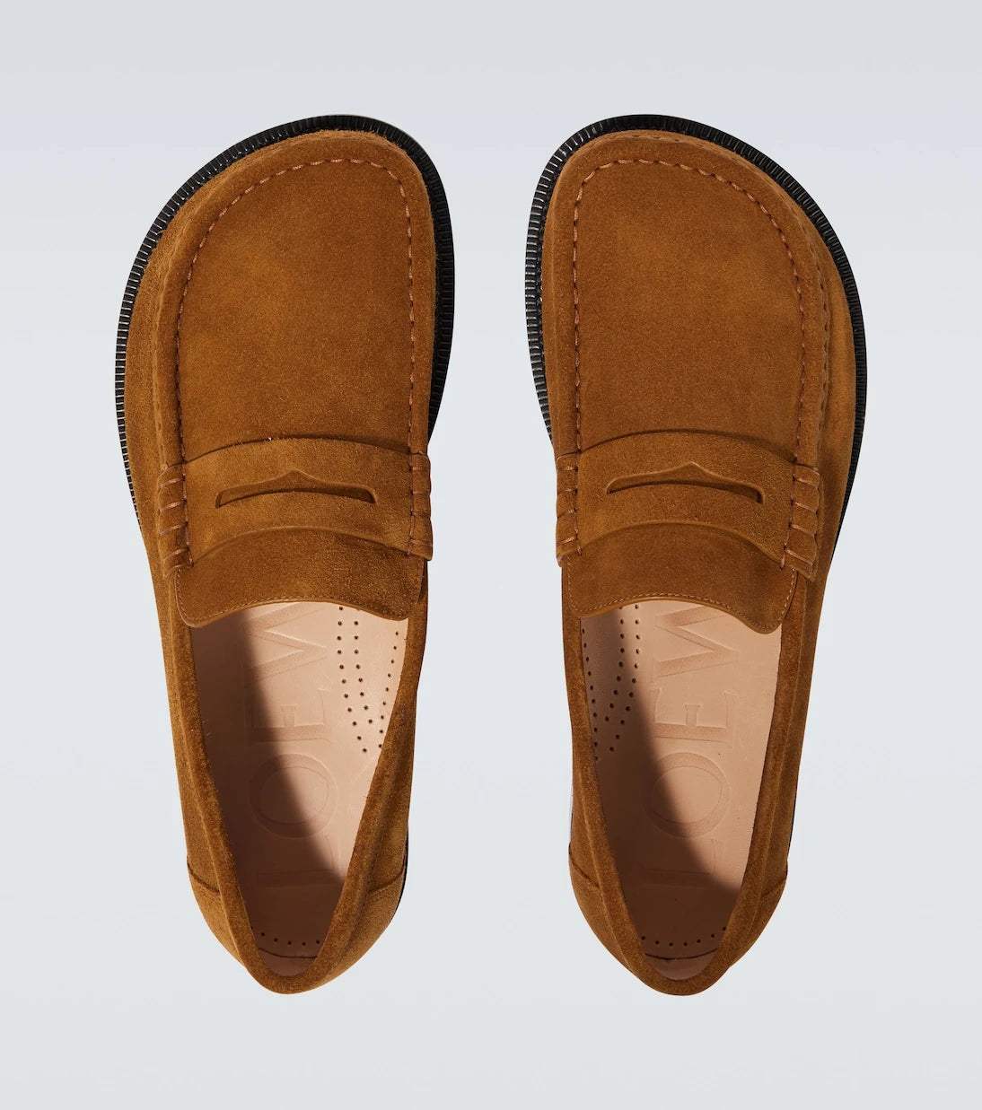 Loewe - Campo suede loafers
