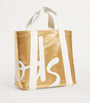 Harrods Gold Mini Cotton Logo Tote Bag