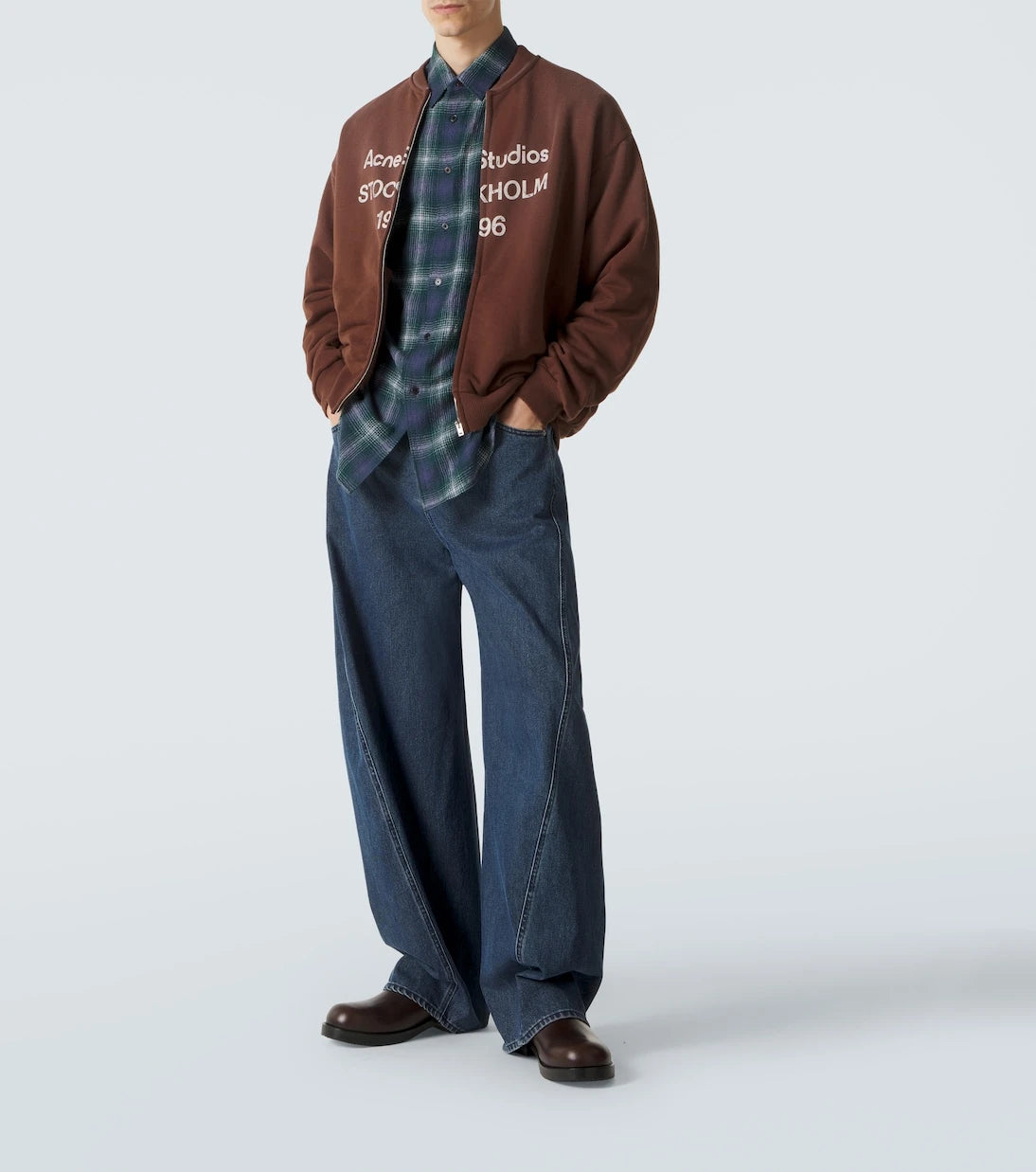 Acne Studios - Logo cotton-blend zip-up sweatshirt