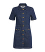 PAIGE Blue Denim Clementine Mini Dress