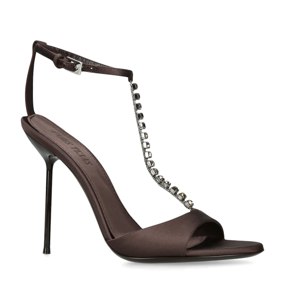Lidia T-Strap Heeled Sandals 105
