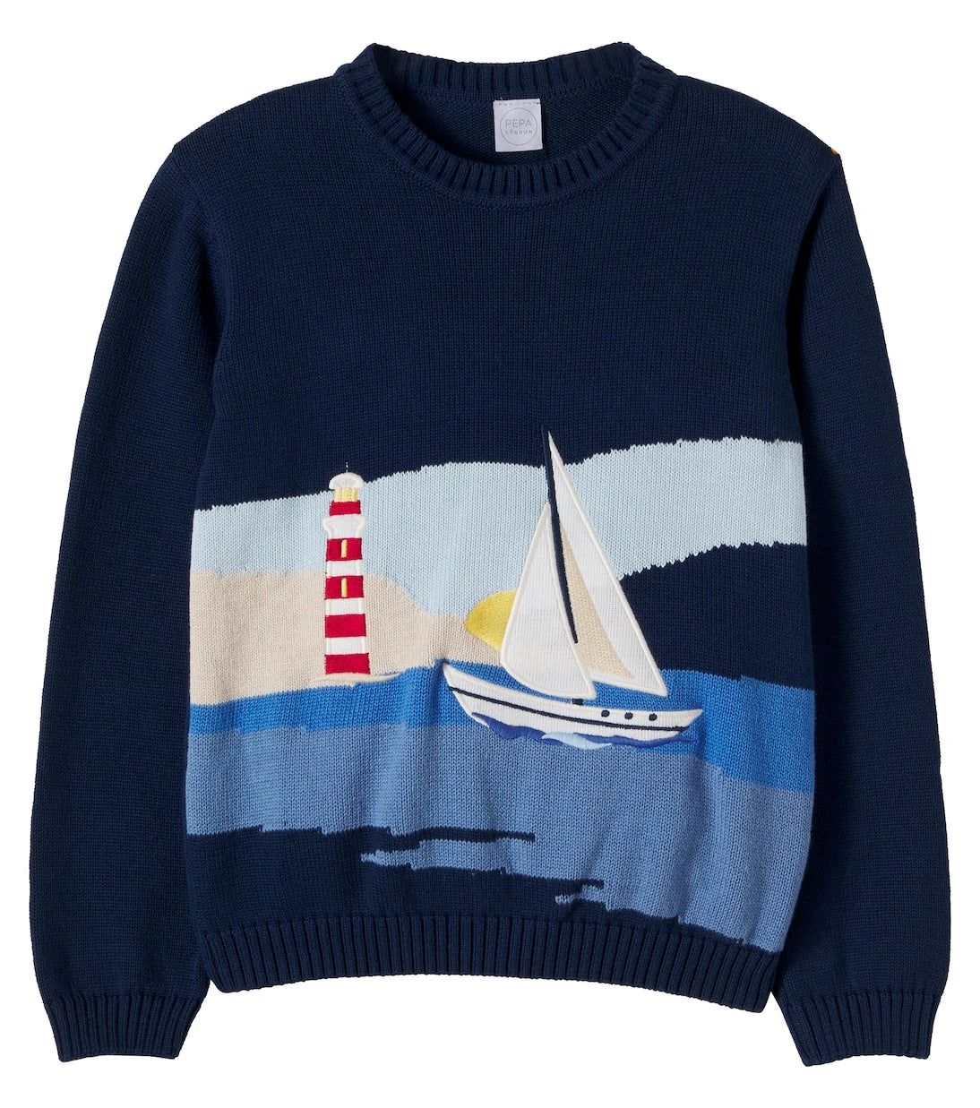 Pepa London - Intarsia cotton sweater