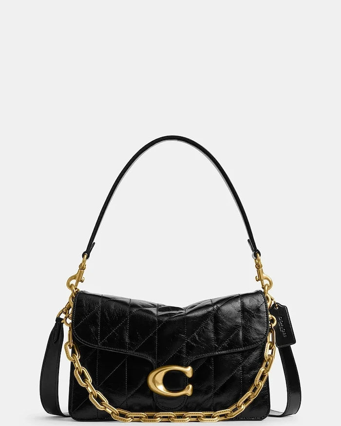 Кожена чанта Coach Tabby Chain Shoulder Bag With Quilting