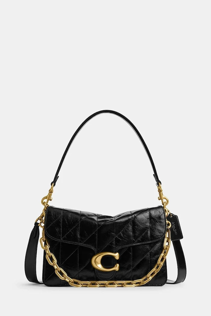 Кожена чанта Coach Tabby Chain Shoulder Bag With Quilting