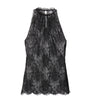 McQueen Black Lace Sleeveless Top