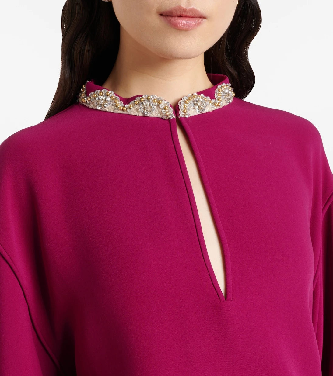 Valentino - Cady Couture embroidered gown
