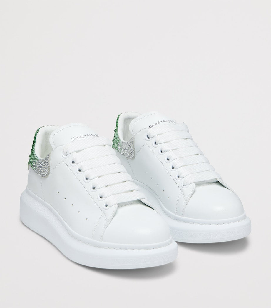 McQueen White Leather Oversized Sneakers