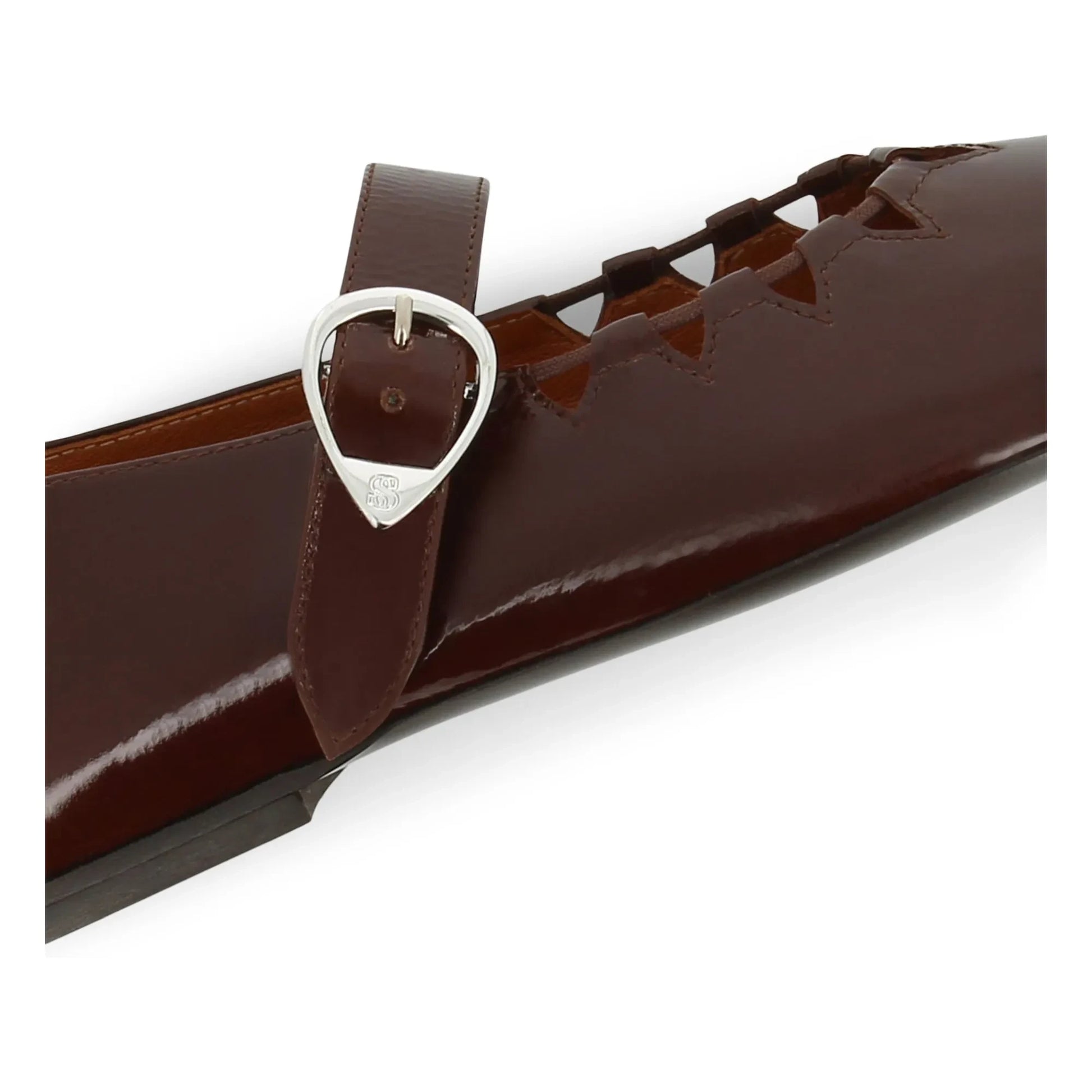 Socque Paris - Ballerinas Ginger Vernis | Chocolate