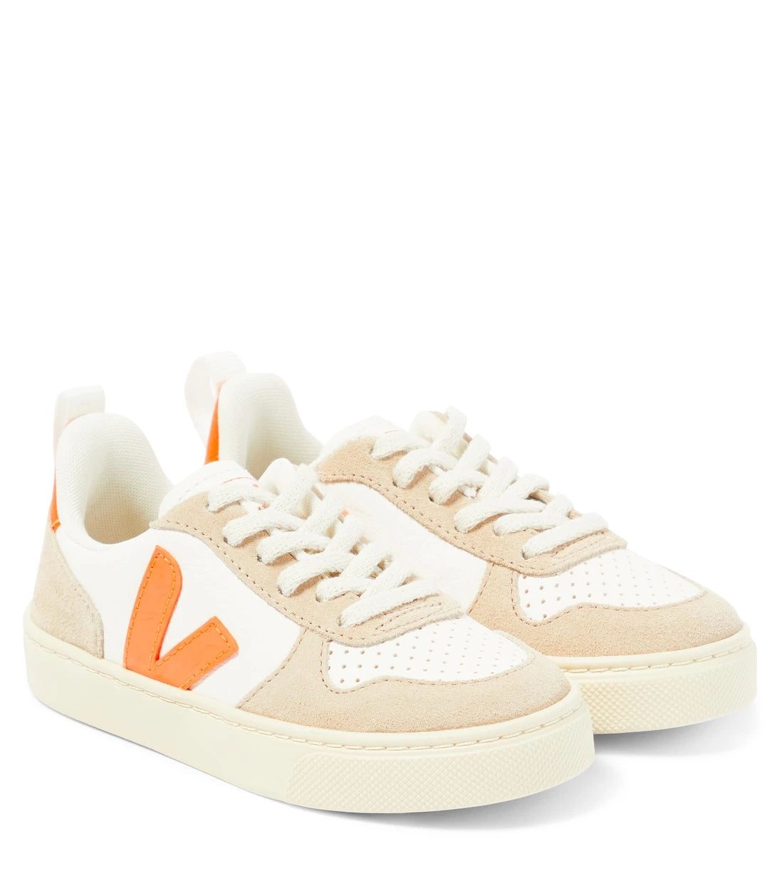 Veja Kids - V-10 leather sneakers