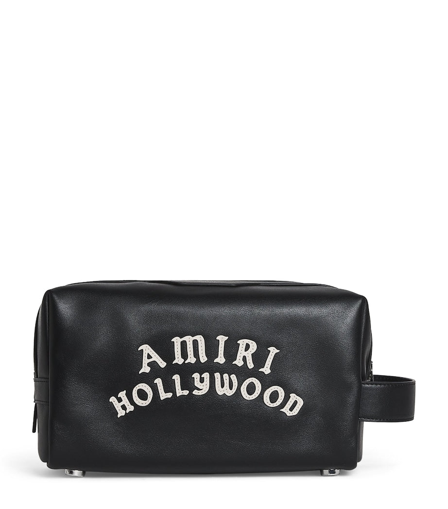 Leather Hollywood Make-Up Bag
