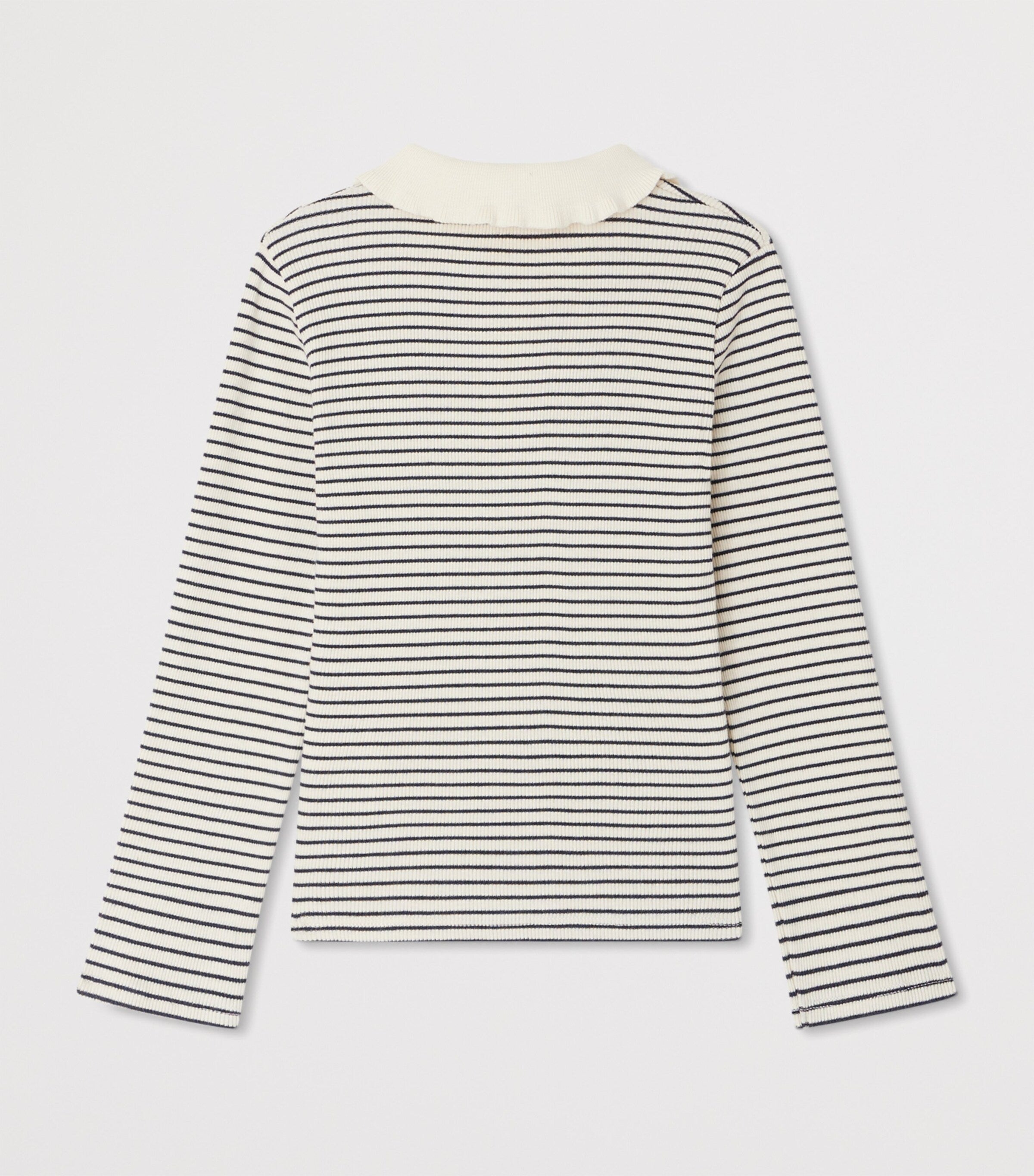 Cotton Stripe Polo Shirt (10-14 Years)