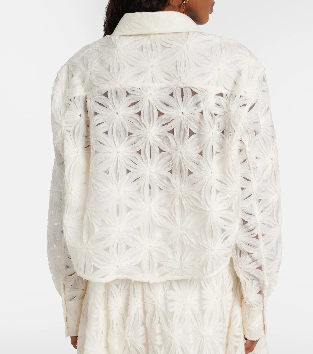 Simkhai - Anders cropped floral blouse