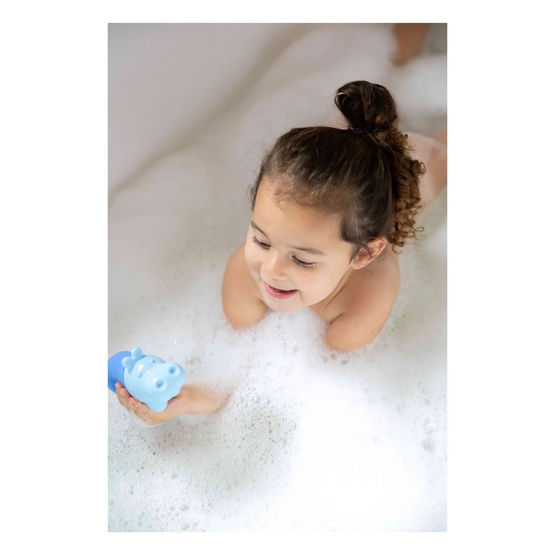 Quut - Squeezi Hippo bath toy | Blue