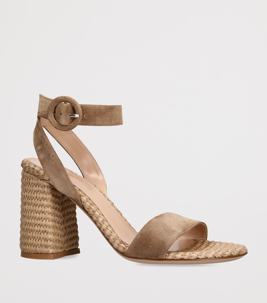 Suede Luana Heeled Sandals 85