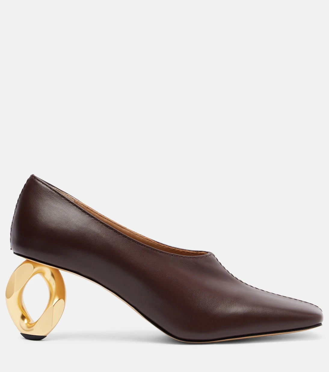 JW Anderson - Chain 75 leather pumps