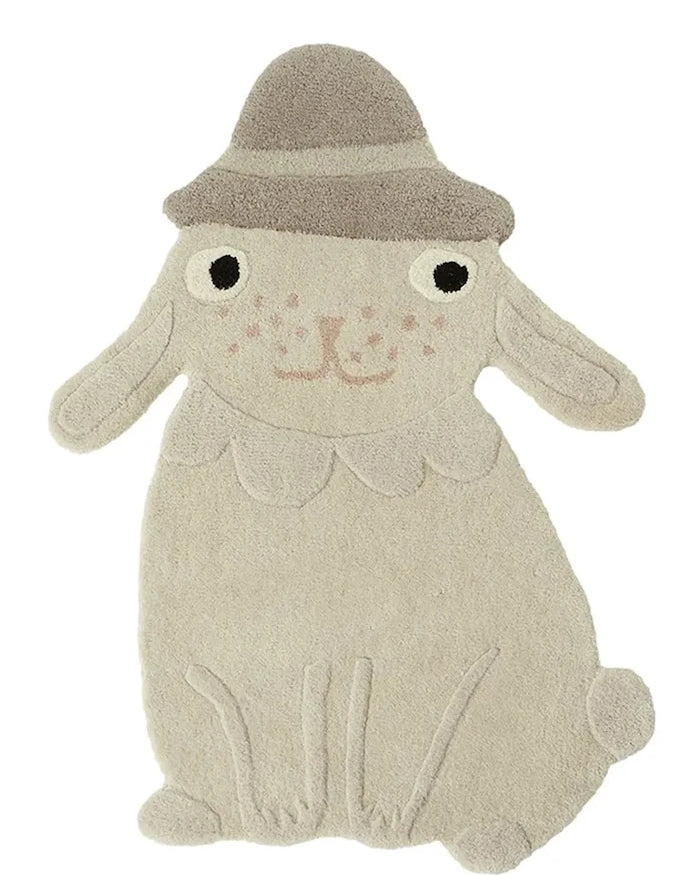 Yün halı OYOY Hapsi Rabbit 76 x 100 cm