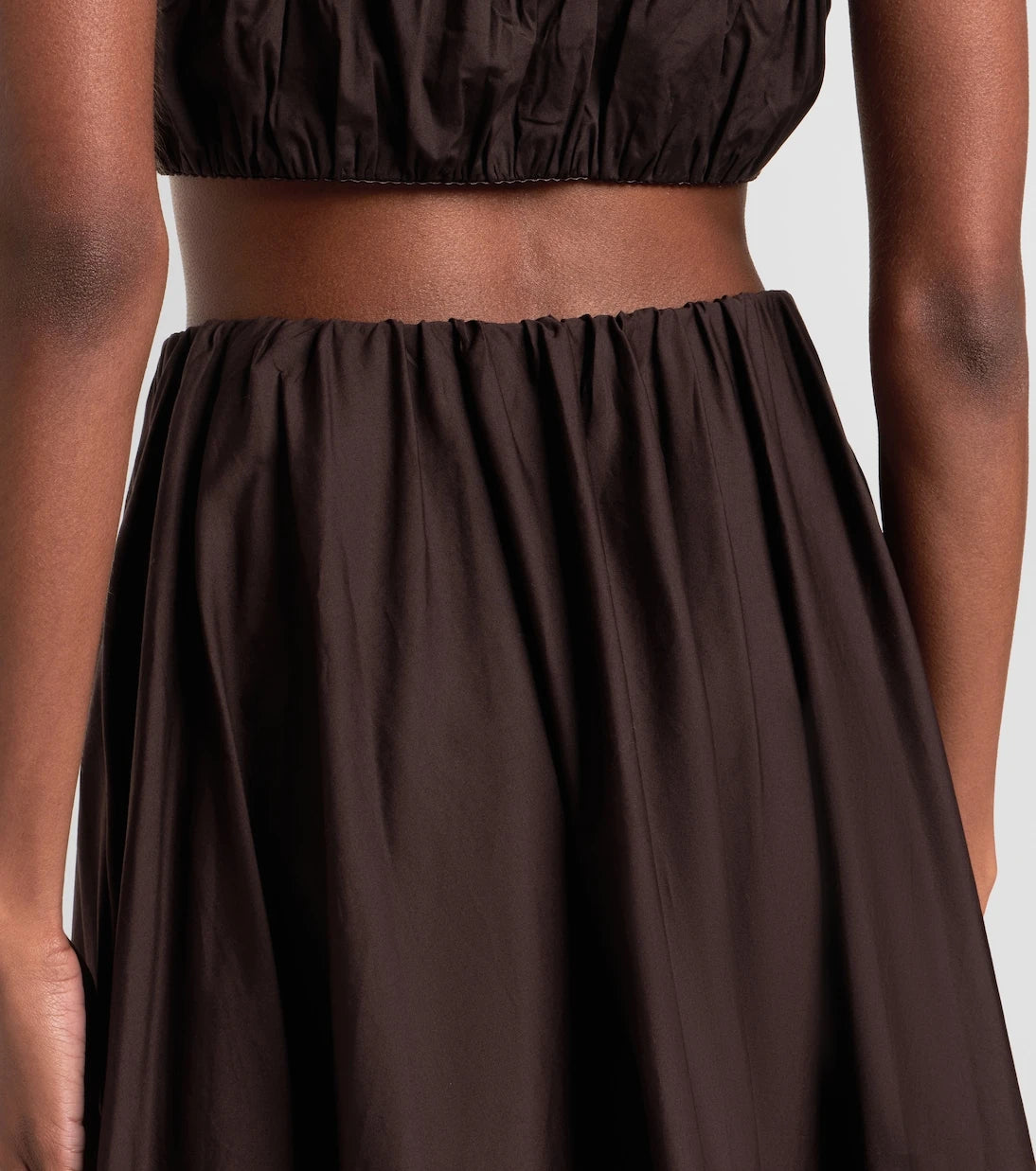 Staud - Milano pleated cotton-blend maxi skirt