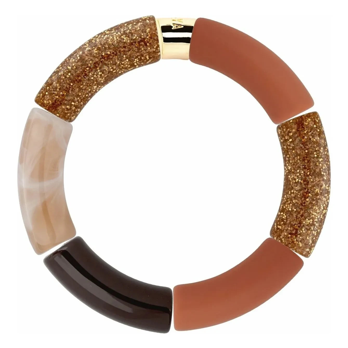 Parabaya - Terra-Ouro Trio Bracelets | Brown