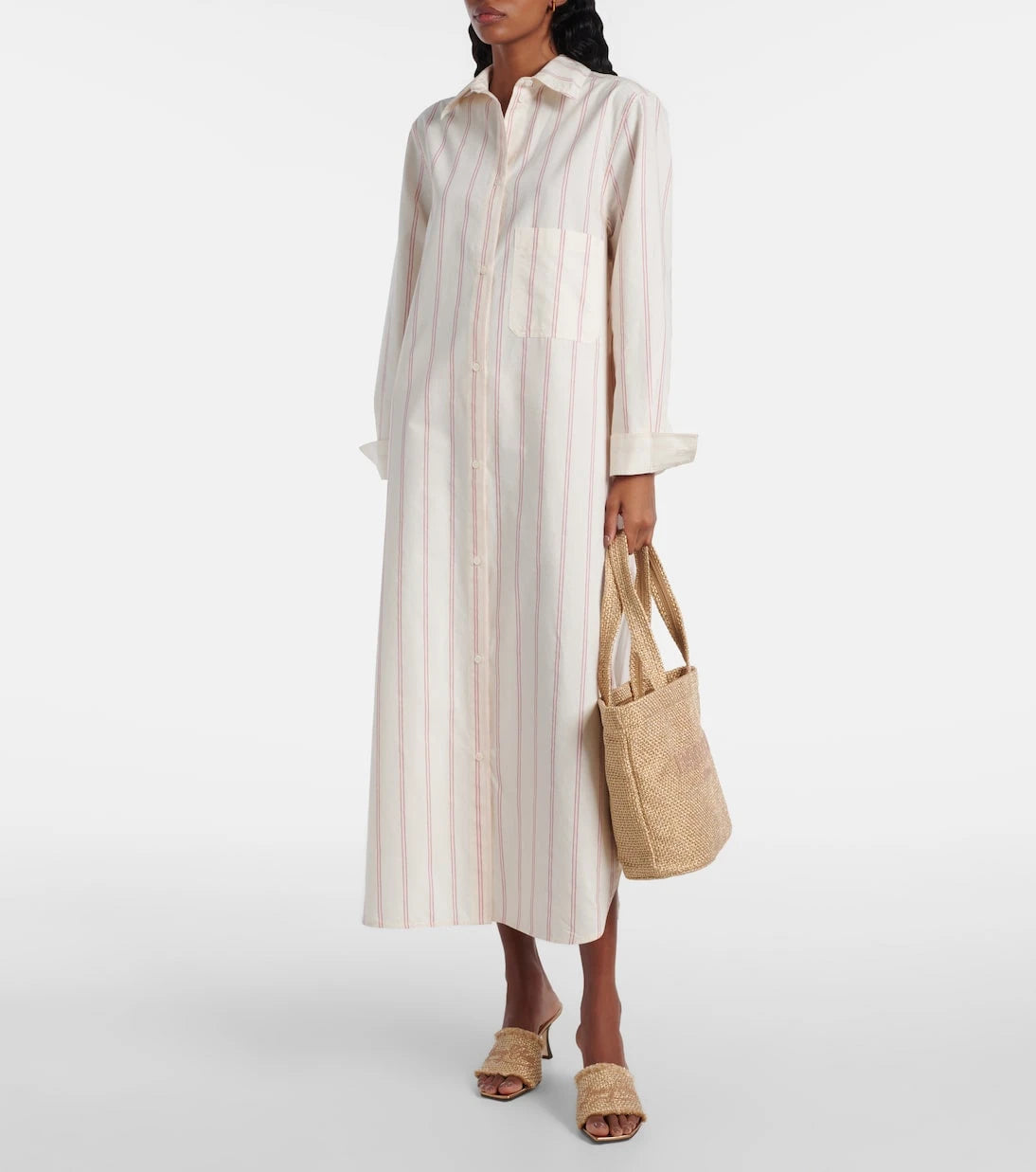 Jimmy Choo - Beach Medium embroidered tote bag
