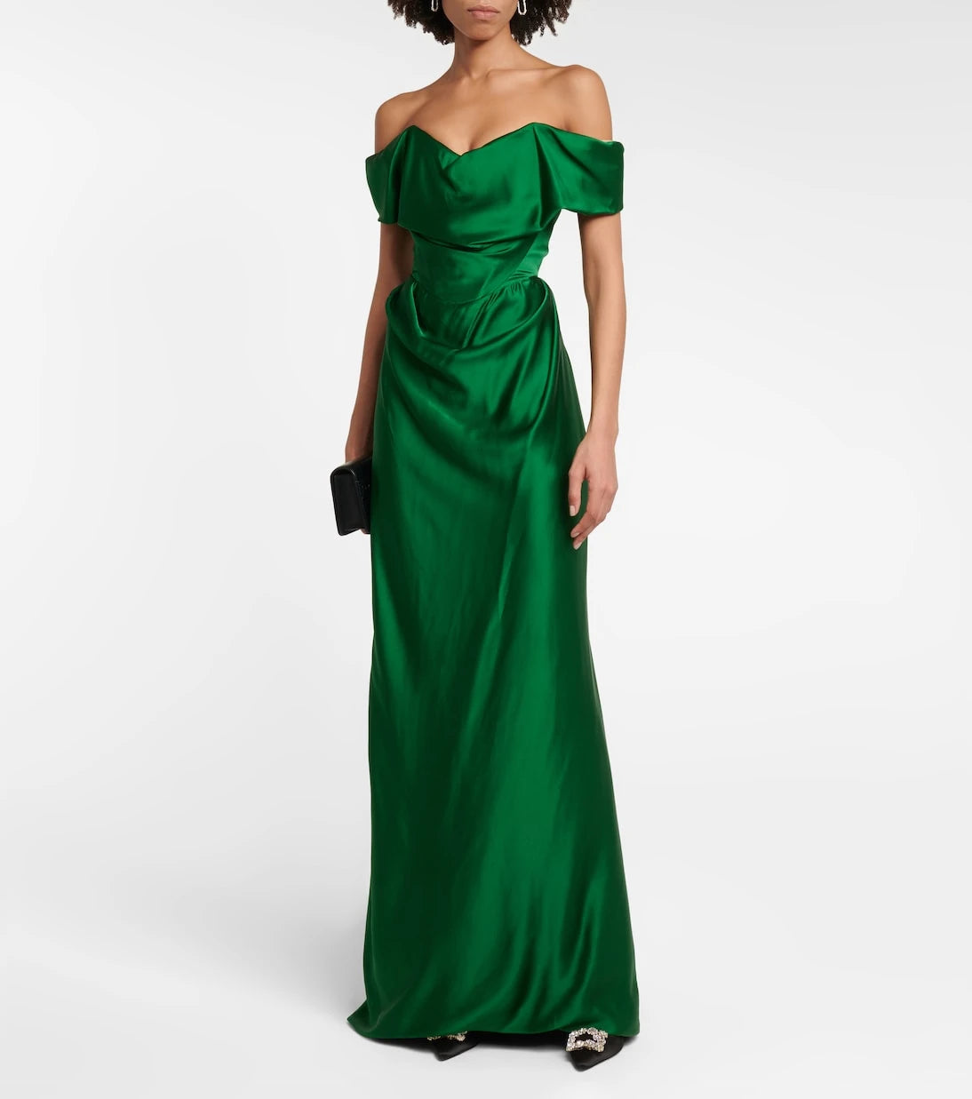 Vivienne Westwood - Off-shoulder satin gown